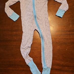 Little Sleepies Blue Polka Dot Zippy